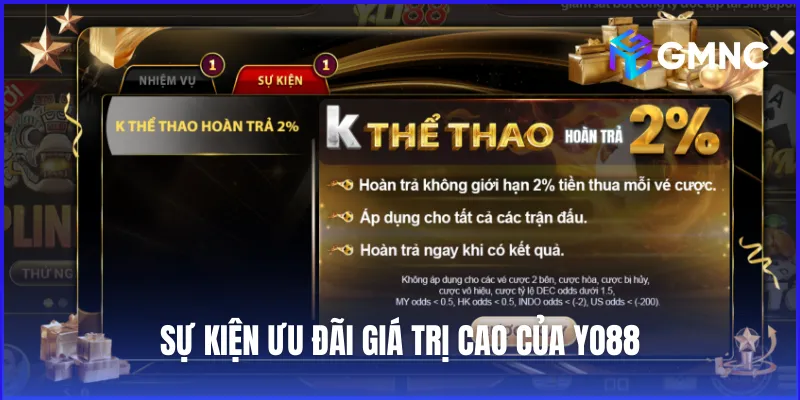 Sự kiện và hoạt động khuyến mãi thường xuyên, giá trị cao